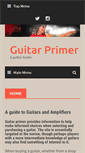 Mobile Screenshot of guitarprimer.com